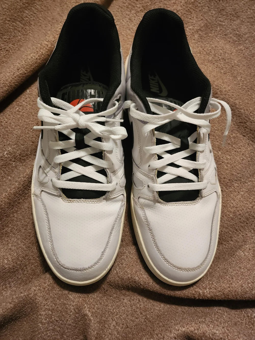 Nike White, Black and Gray Men's Low-Top Sneakers